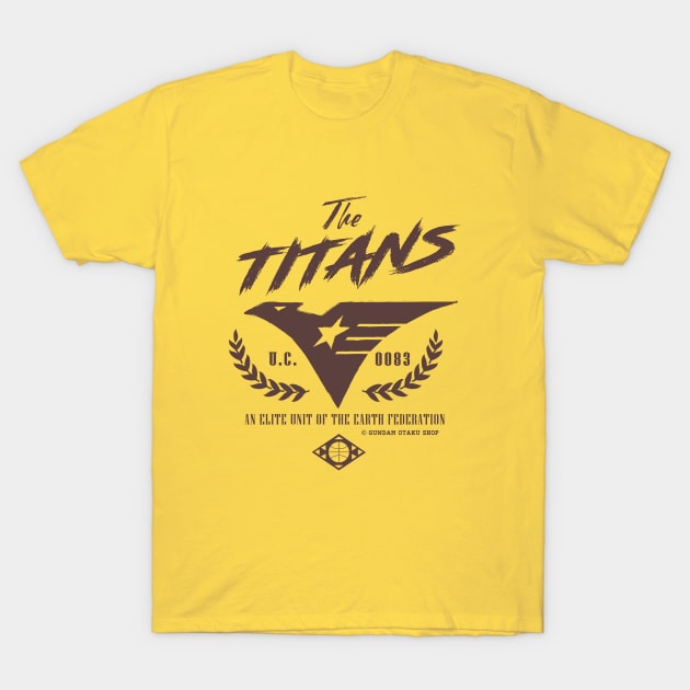 Titans Badge V1 T-Shirt by Gundam Otaku Shop